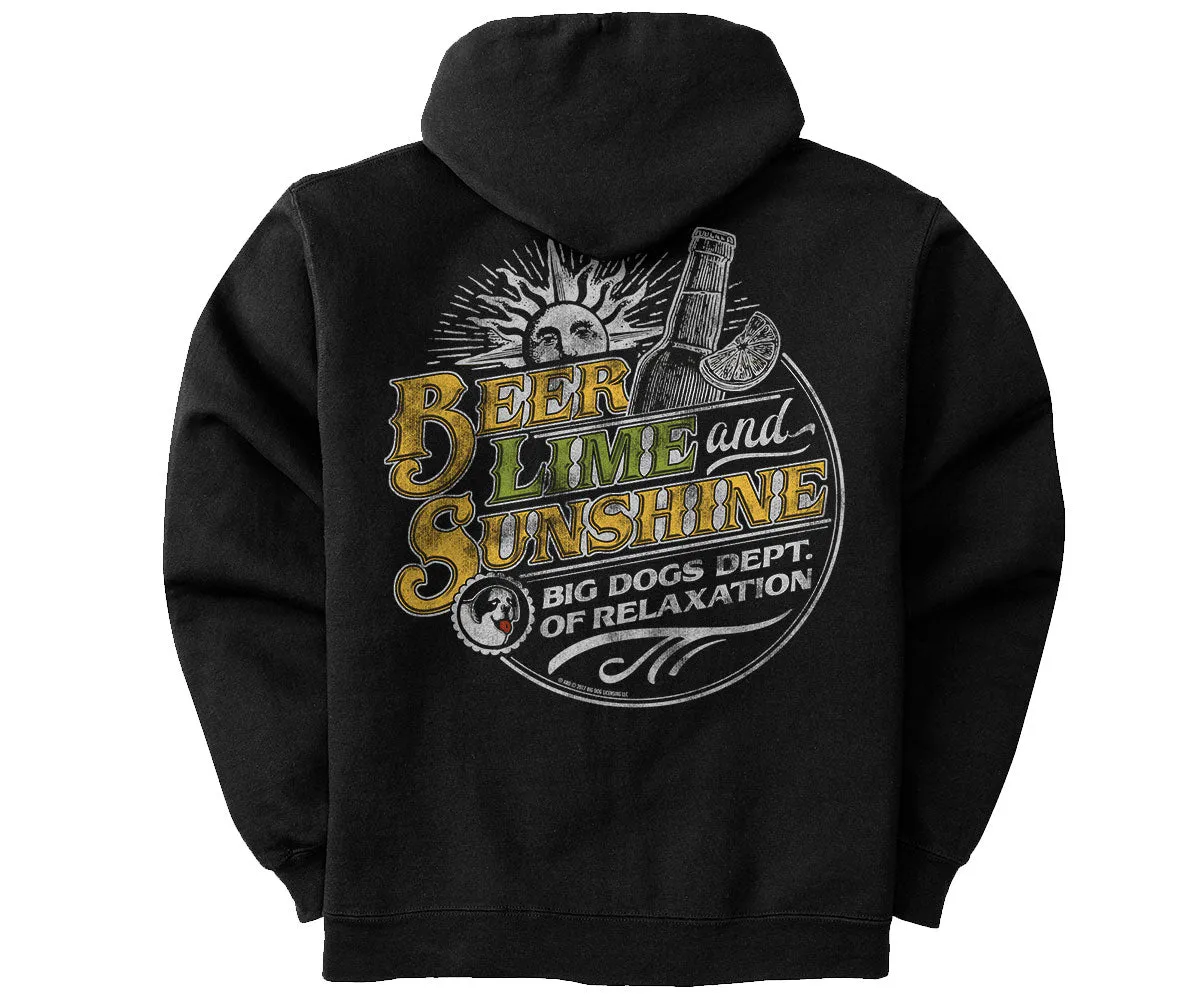Beer Lime and Sunshine Graphic Hoodie