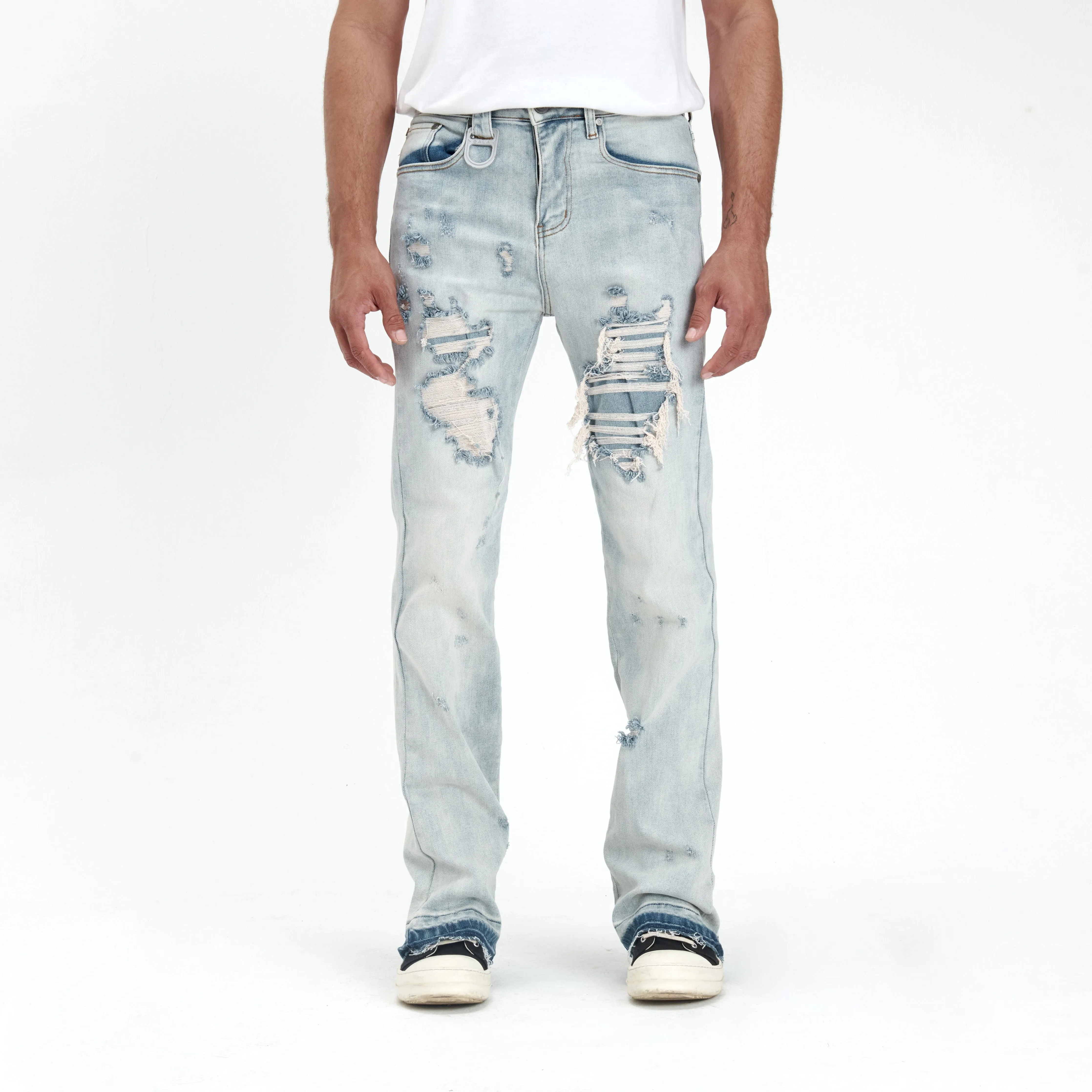 BERKO STACK DENIM (FADED BLUE STONE)