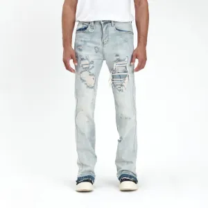 BERKO STACK DENIM (FADED BLUE STONE)