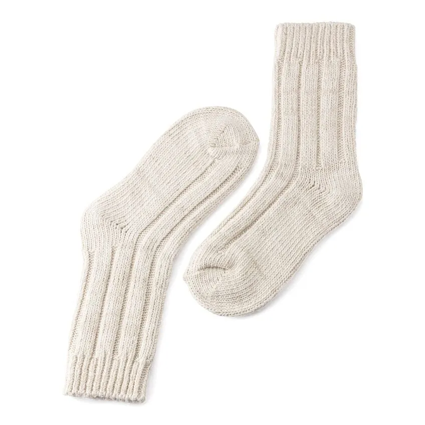 Birkenstock: Twist Sock in Off White