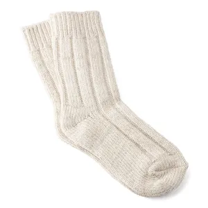 Birkenstock: Twist Sock in Off White