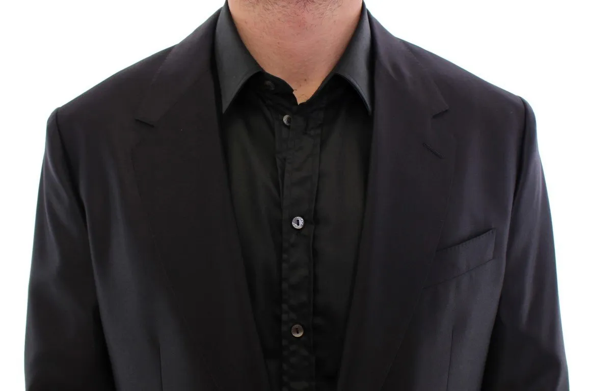 Black SICILIA wool blazer