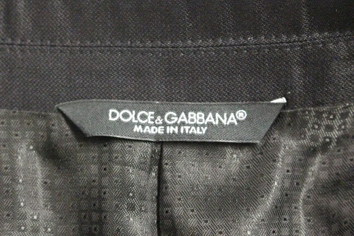 Black SICILIA wool blazer