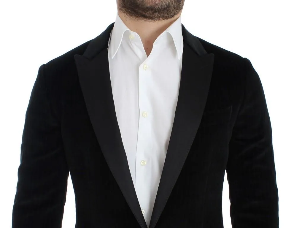 Black striped slim MARTINI blazer