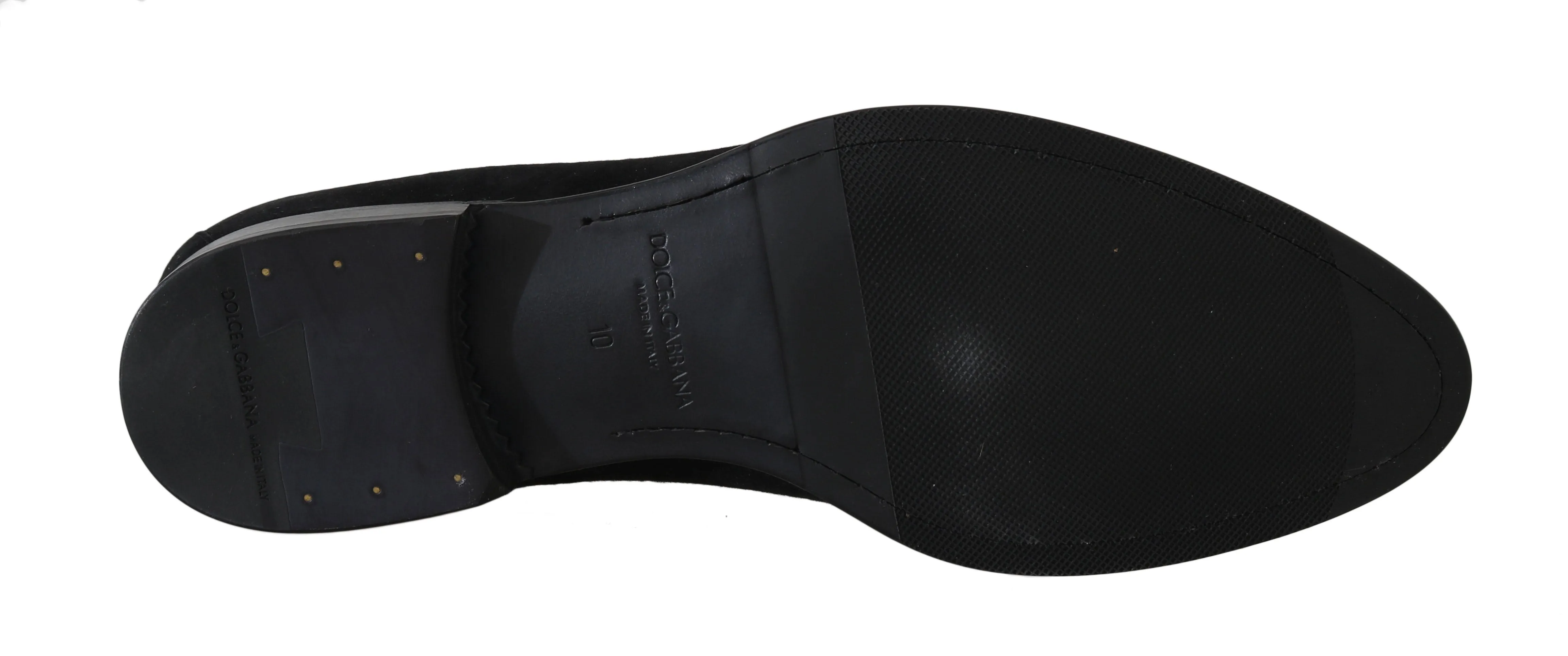 Black Suede Leather Derby Dress Shoes