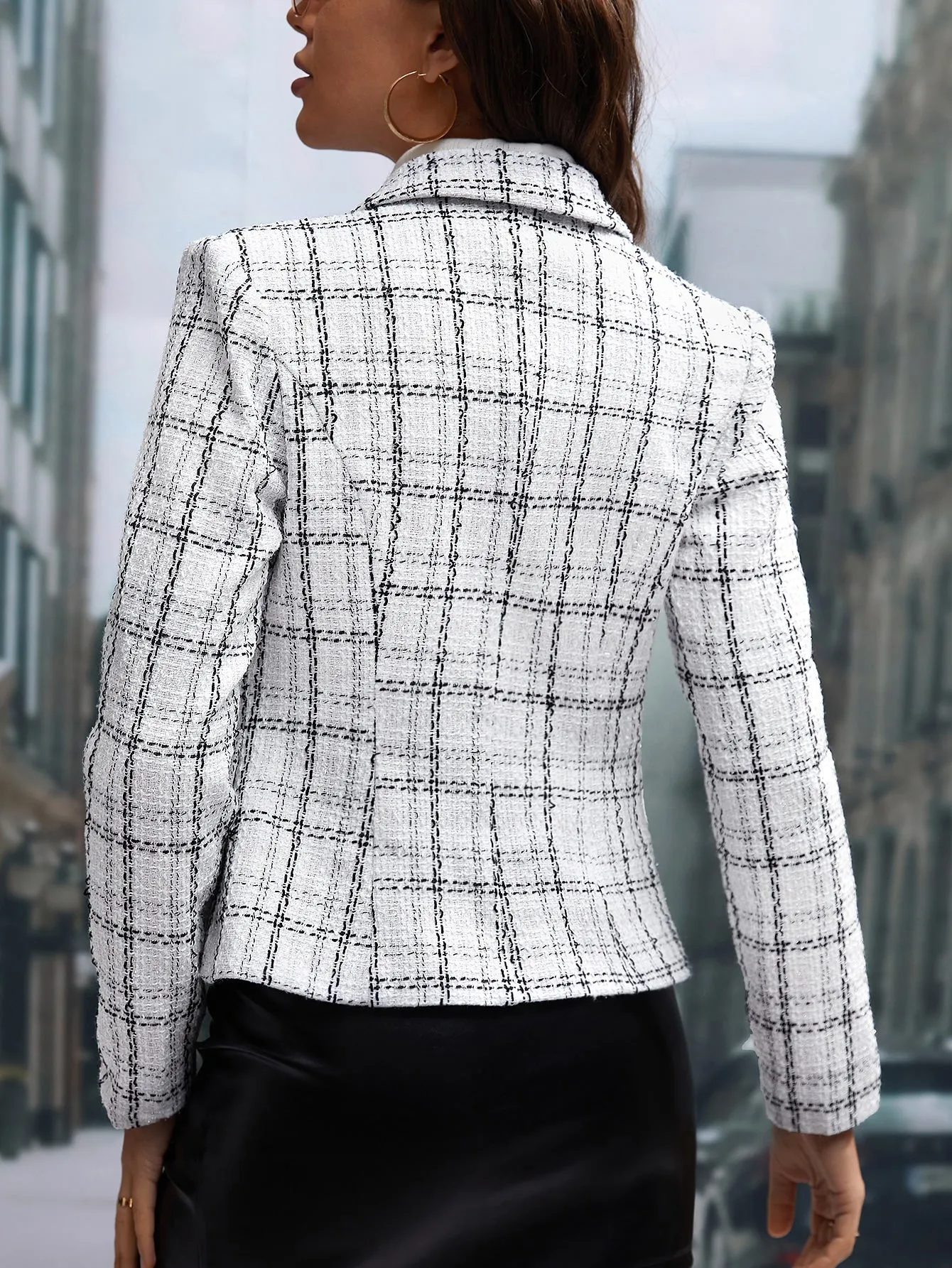 Blazer de Cuadros Cherry Vibes - Estilo Único en