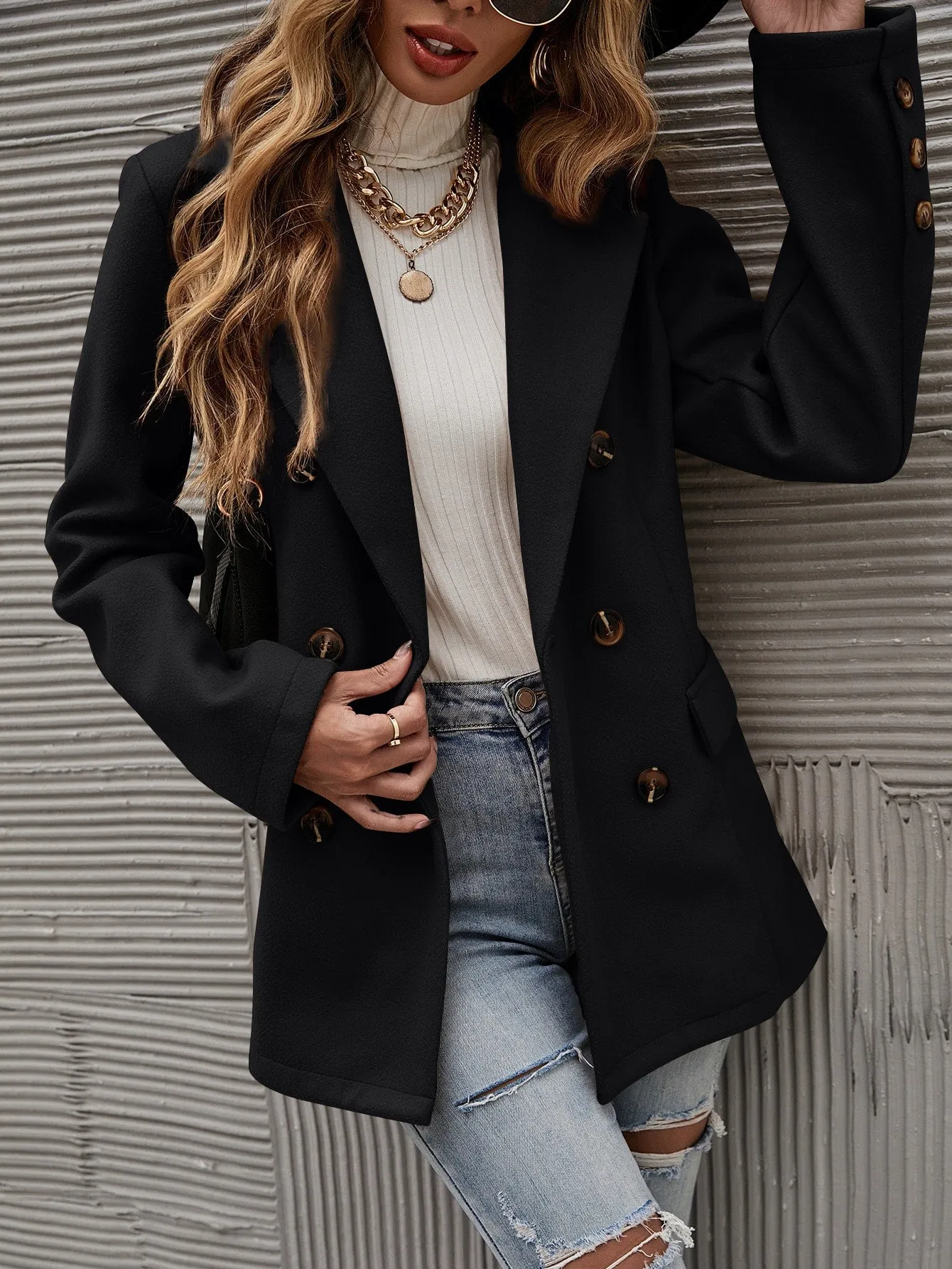 Blazer Doble Botonadura LUNE de Cherry Vibes en