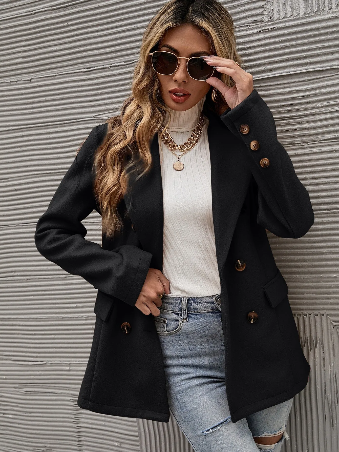 Blazer Doble Botonadura LUNE de Cherry Vibes en