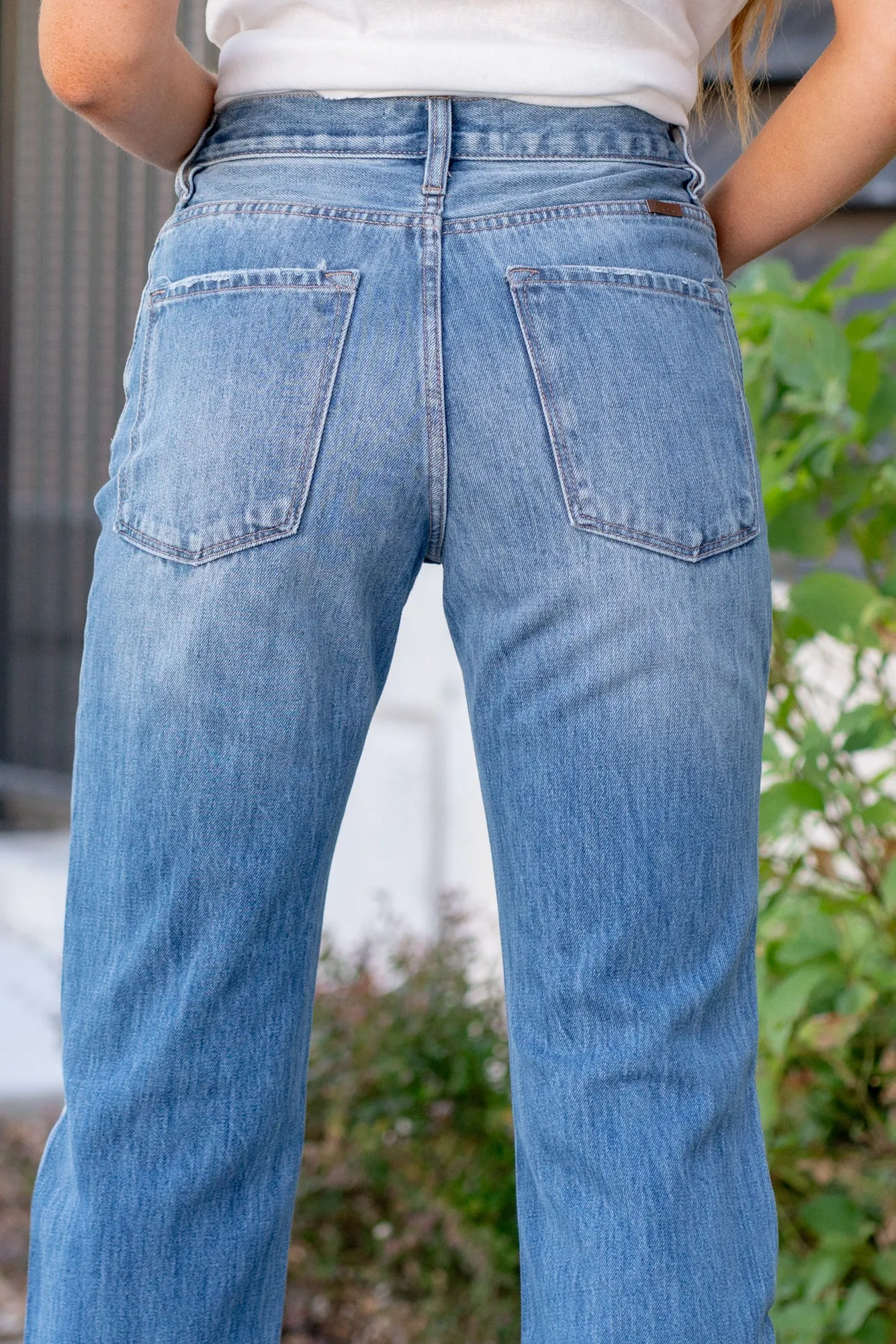 Blue Dixon Ultra High Rise 90's Boyfriend Jeans