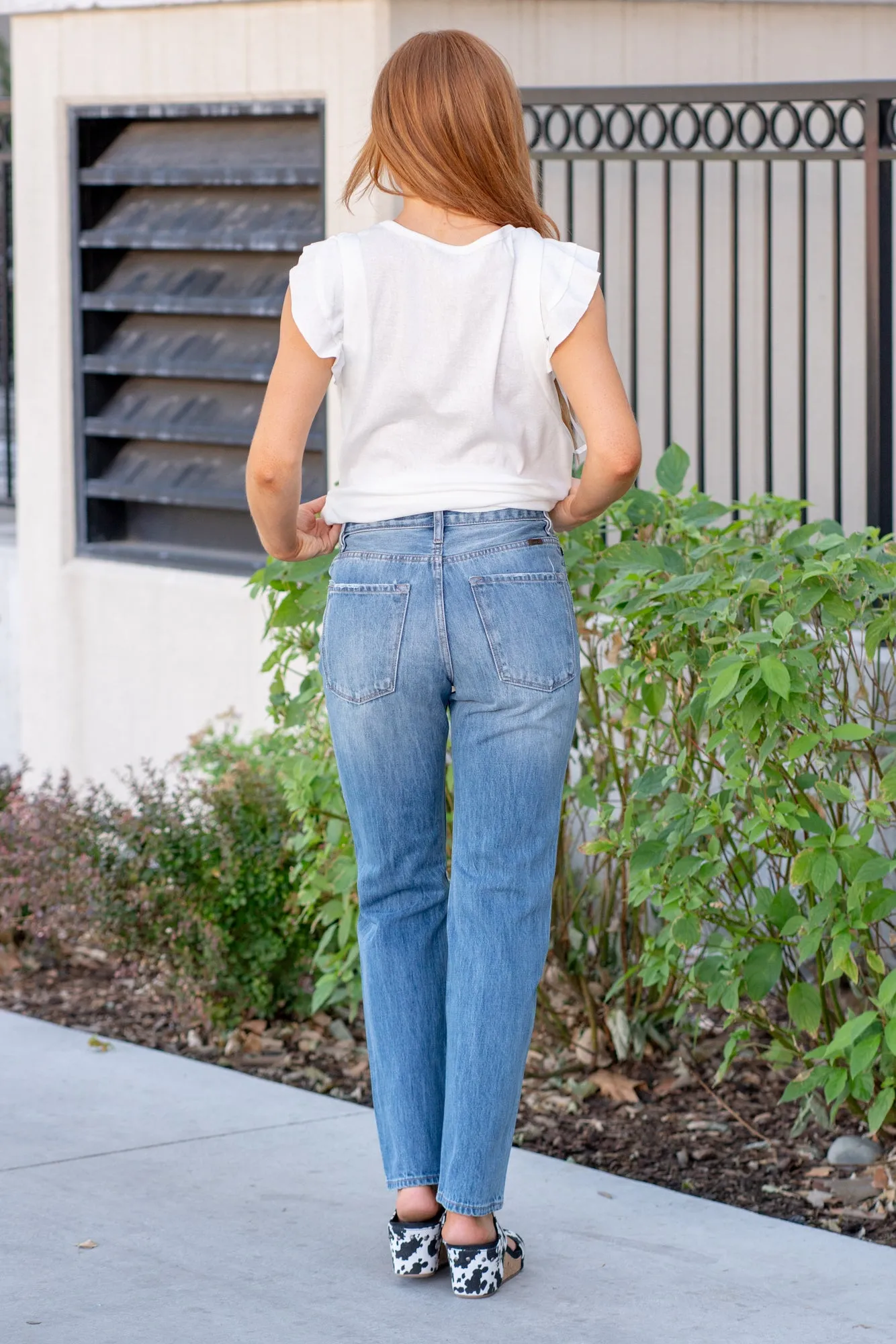 Blue Dixon Ultra High Rise 90's Boyfriend Jeans