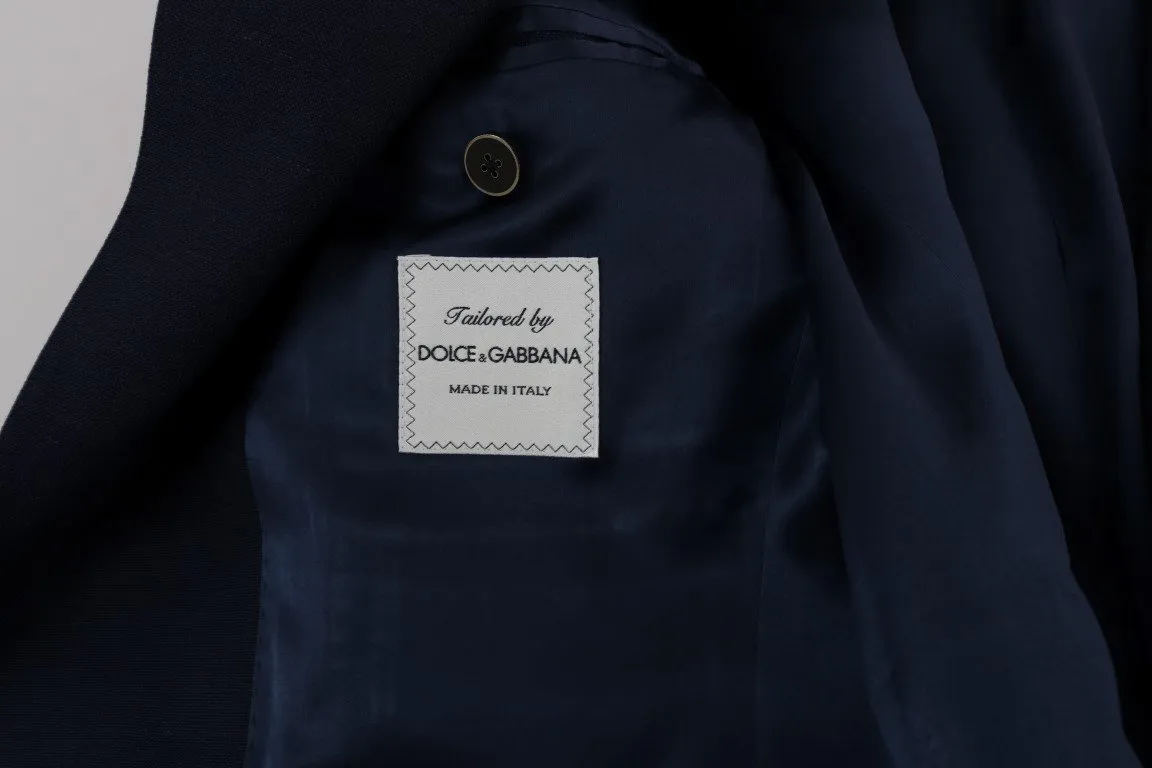 Blue Roses Embroidered Blazer