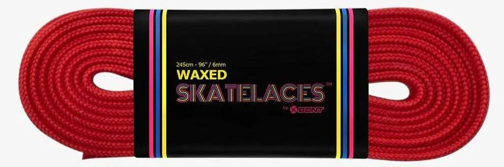 Bont Waxed 6mm Skate Laces  - Assorted Colors -