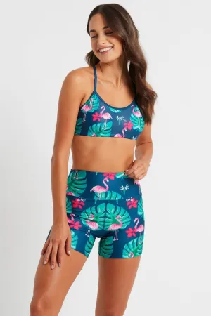 Booty Shorts in Flamingo