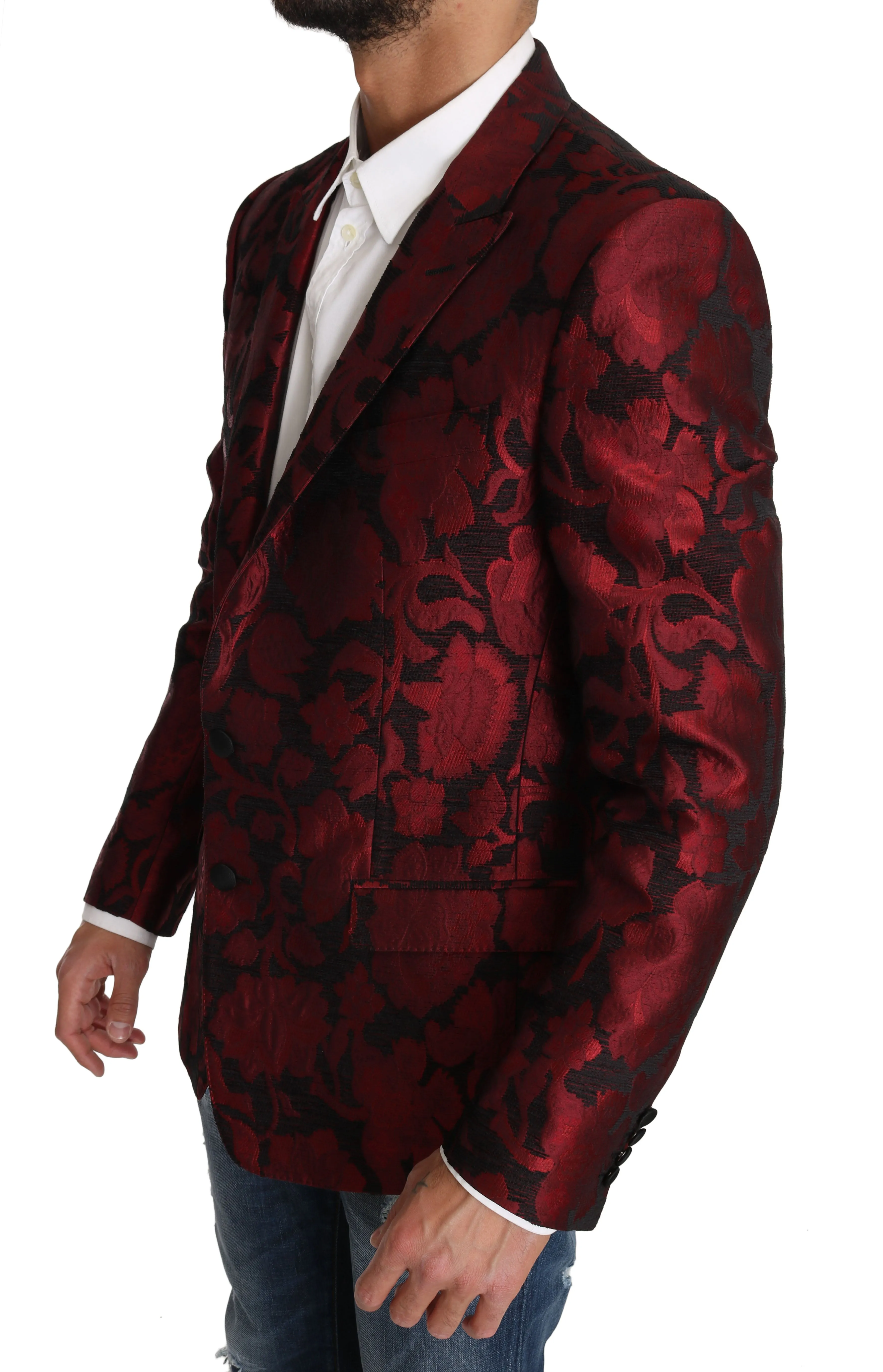 Bordeaux Jacquard MARTINI Blazer Jacket