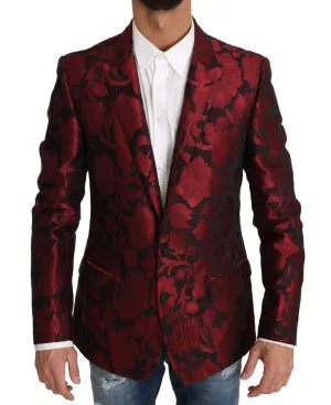 Bordeaux Jacquard MARTINI Blazer Jacket