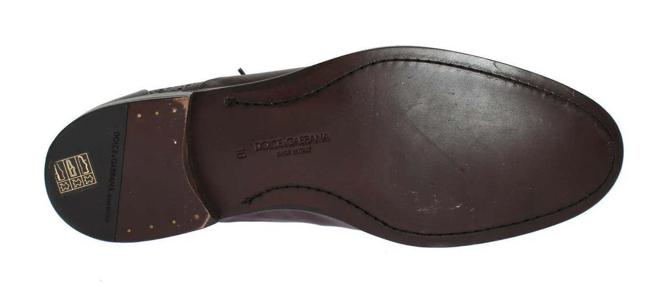 Bordeaux Leather Dress Formal Shoes