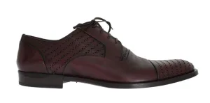 Bordeaux Leather Dress Formal Shoes