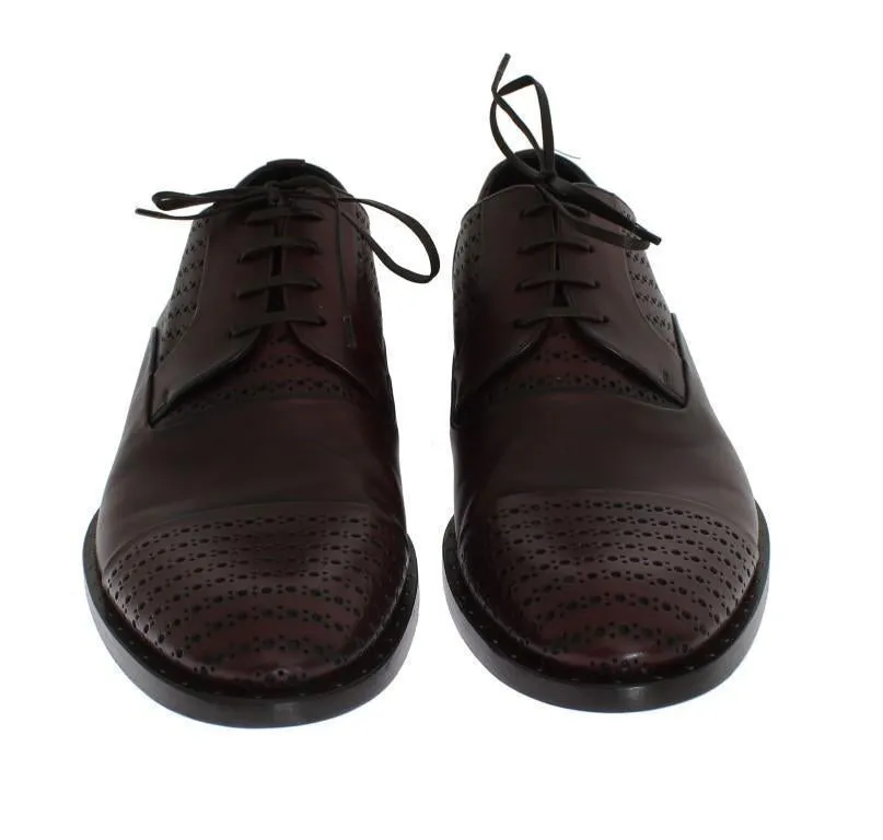 Bordeaux Leather Dress Formal Shoes
