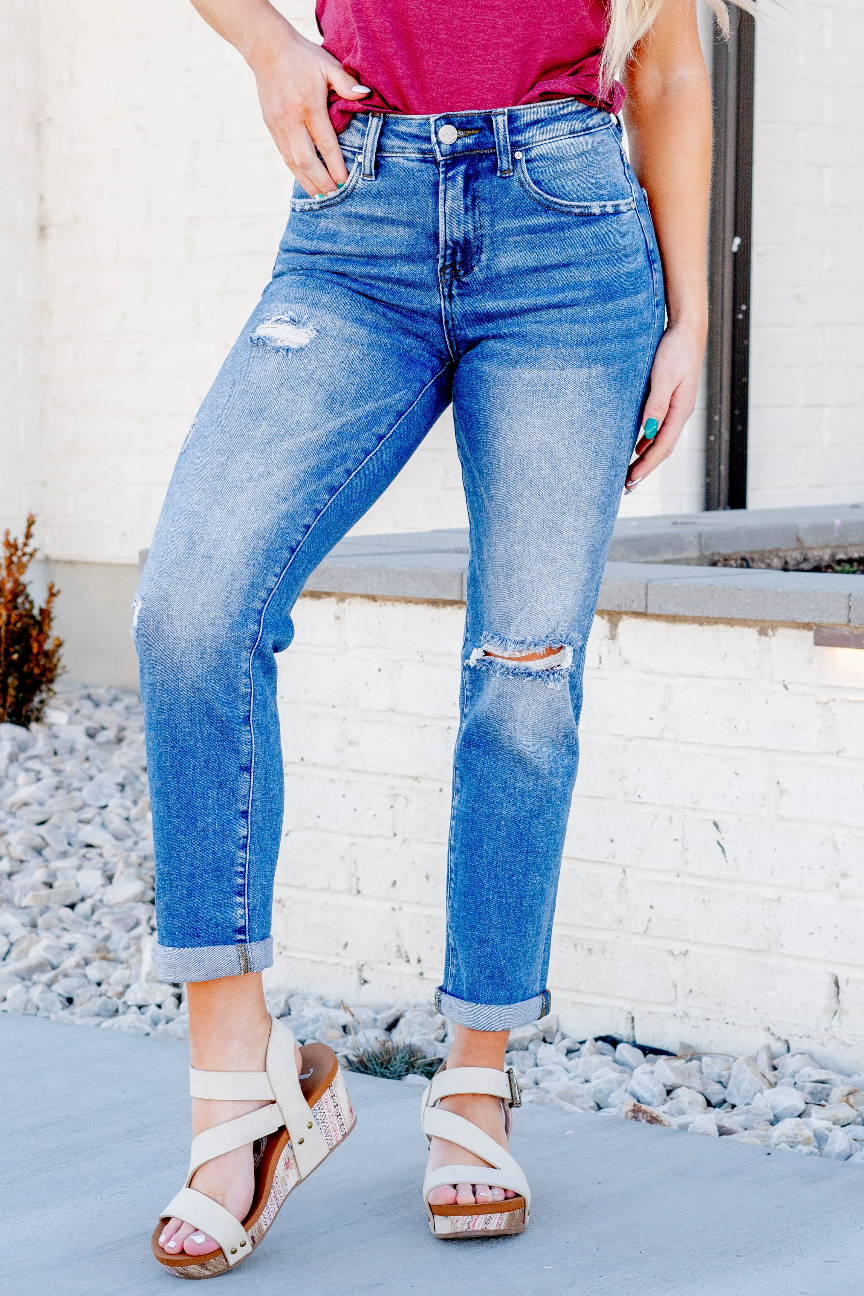 Bourbon Street High Rise Girlfriend Regular & Plus Sizes