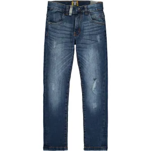 Boys Blue Slim Fit Cotton Jeans
