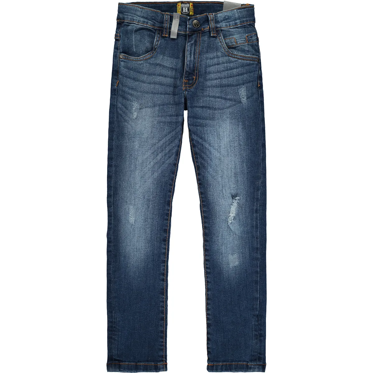 Boys Blue Slim Fit Cotton Jeans
