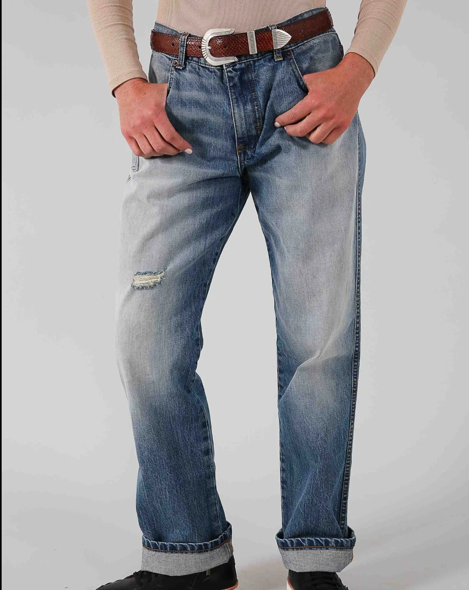 Brooks Mid Rise Boyfriend Jeans