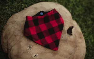 Buffalo Plaid Bib
