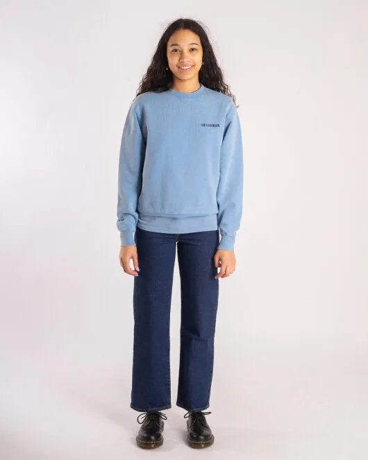 Bulky Crew - Faded Blue