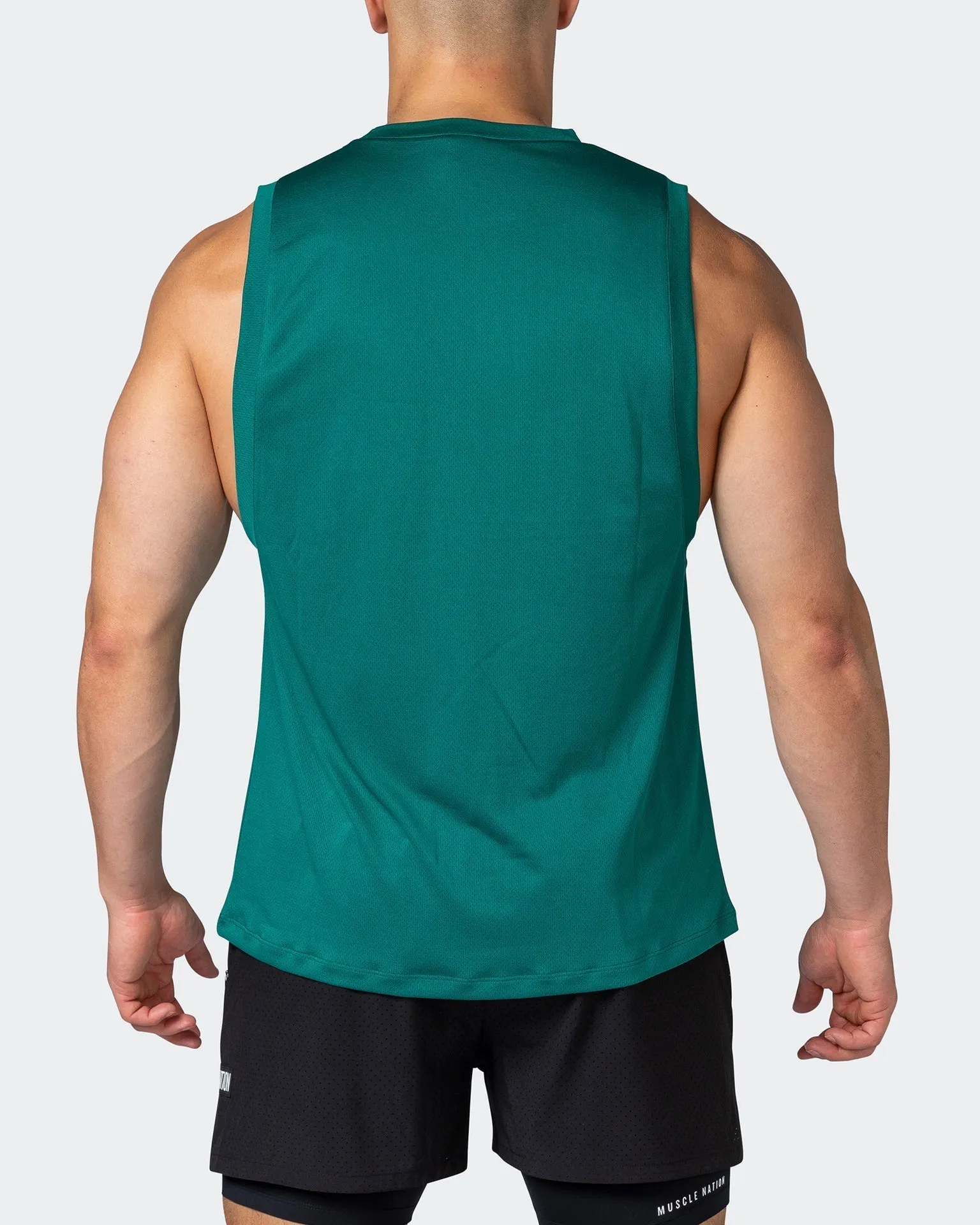 Burly Training Tank - Antique Green