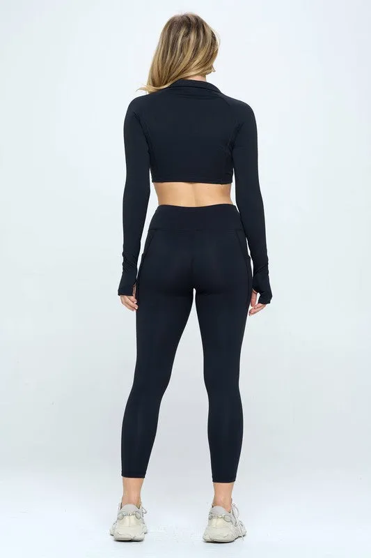 Buttery soft leggings with side pockets yoga pants