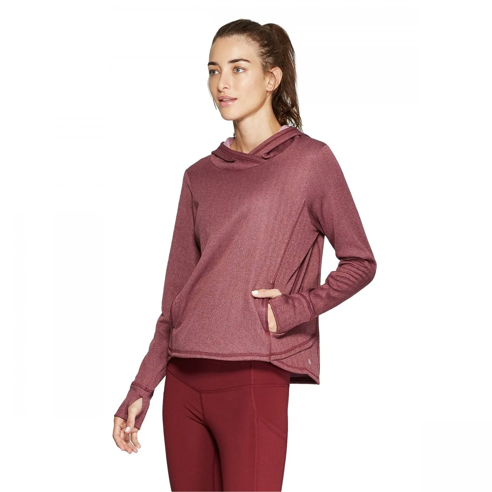 C9 Champion Women's Training Herringbone Fleece Pullover Hoodie