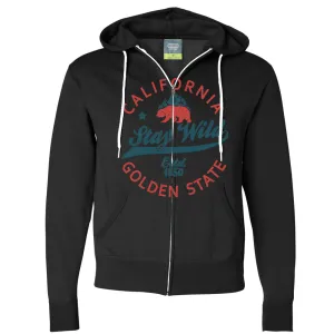 California Stay Wild Zip-Up Hoodie