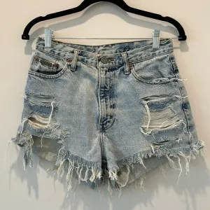 Calvin Klein Jeans shorts | classic 5 pocket jean light stone washed, size 2/4