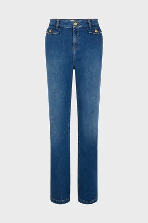 CAMY RAW DENIM BOOTCUT JEANS
