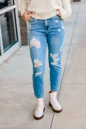 Can't Hurry Love Judy Blue Boyfriend Jeans