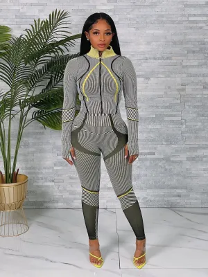 CARDI03P - ACTIVEWEAR SLIM FIT YOGA SET
