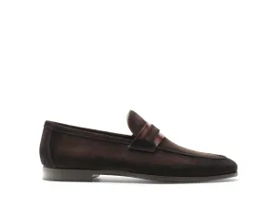 Cascade Banded Loafer - Brown Suede