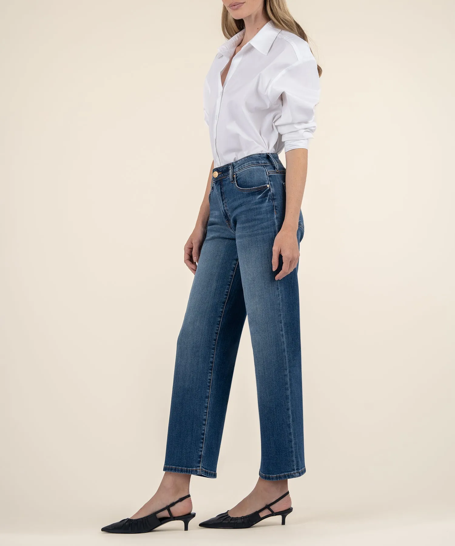 Charlotte High Rise Wide Leg, Petite