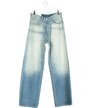 Cheap Monday Blue Wide Leg Faded Jeans W31