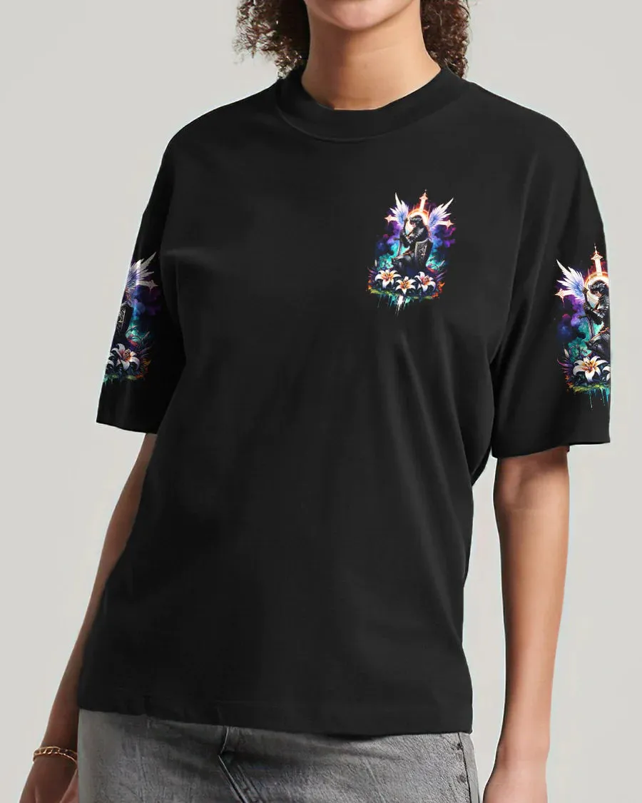Christianartbag 3D T-Shirt For Women, A Warrior Of Christ Women's All Over Print Shirt, Christian Shirt, Faithful Fashion, 3D Printed Shirts for Christian Women, CABDS02221223