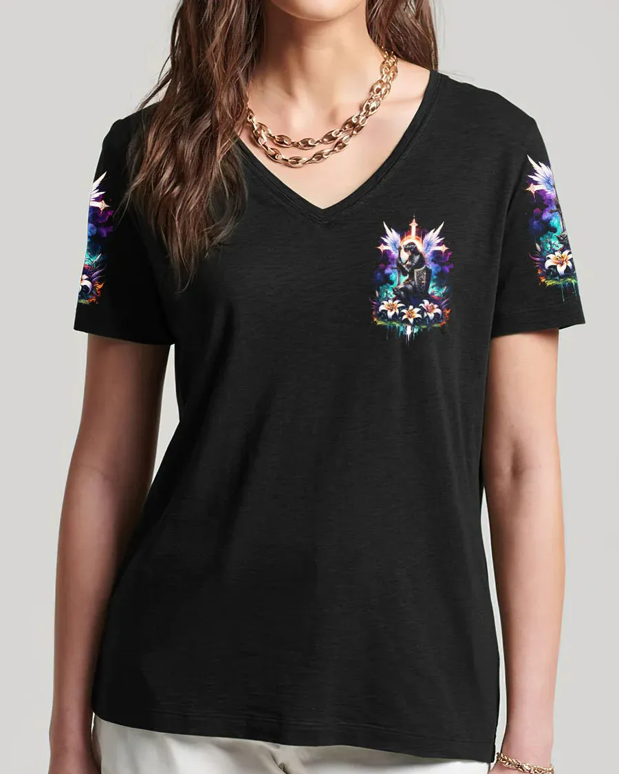 Christianartbag 3D T-Shirt For Women, A Warrior Of Christ Women's All Over Print Shirt, Christian Shirt, Faithful Fashion, 3D Printed Shirts for Christian Women, CABDS02221223