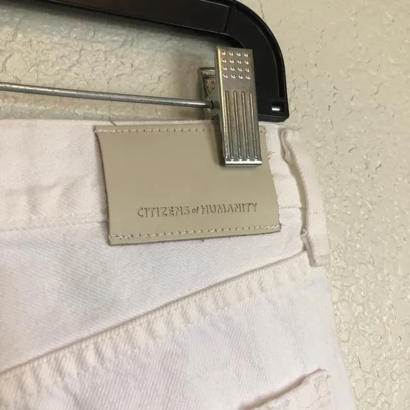 Citizens of Humanity Daphne Crop Jeans in Lucent White size 29