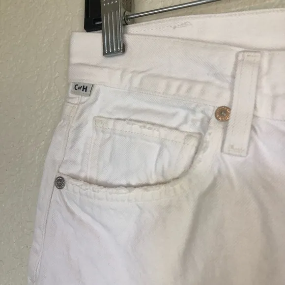 Citizens of Humanity Daphne Crop Jeans in Lucent White size 29