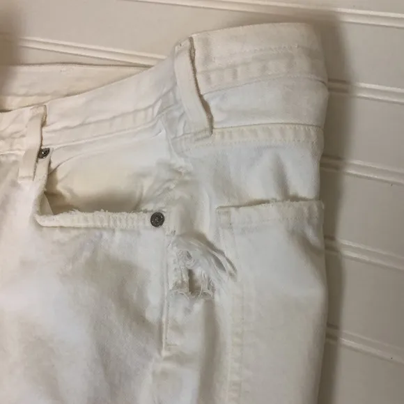 Citizens of Humanity Daphne Crop Jeans in Lucent White size 29