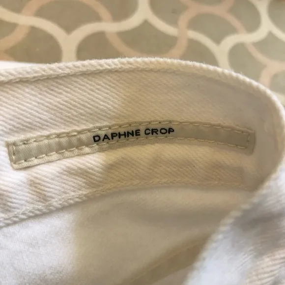 Citizens of Humanity Daphne Crop Jeans in Lucent White size 29