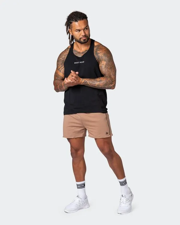 Classic Squat Shorts - Toffee Taupe