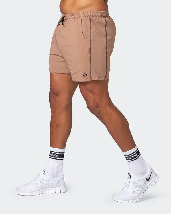 Classic Squat Shorts - Toffee Taupe