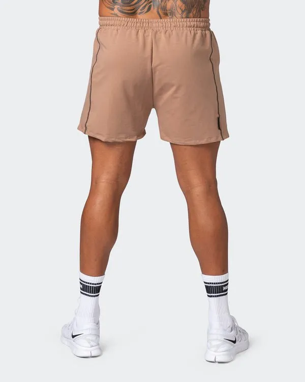 Classic Squat Shorts - Toffee Taupe