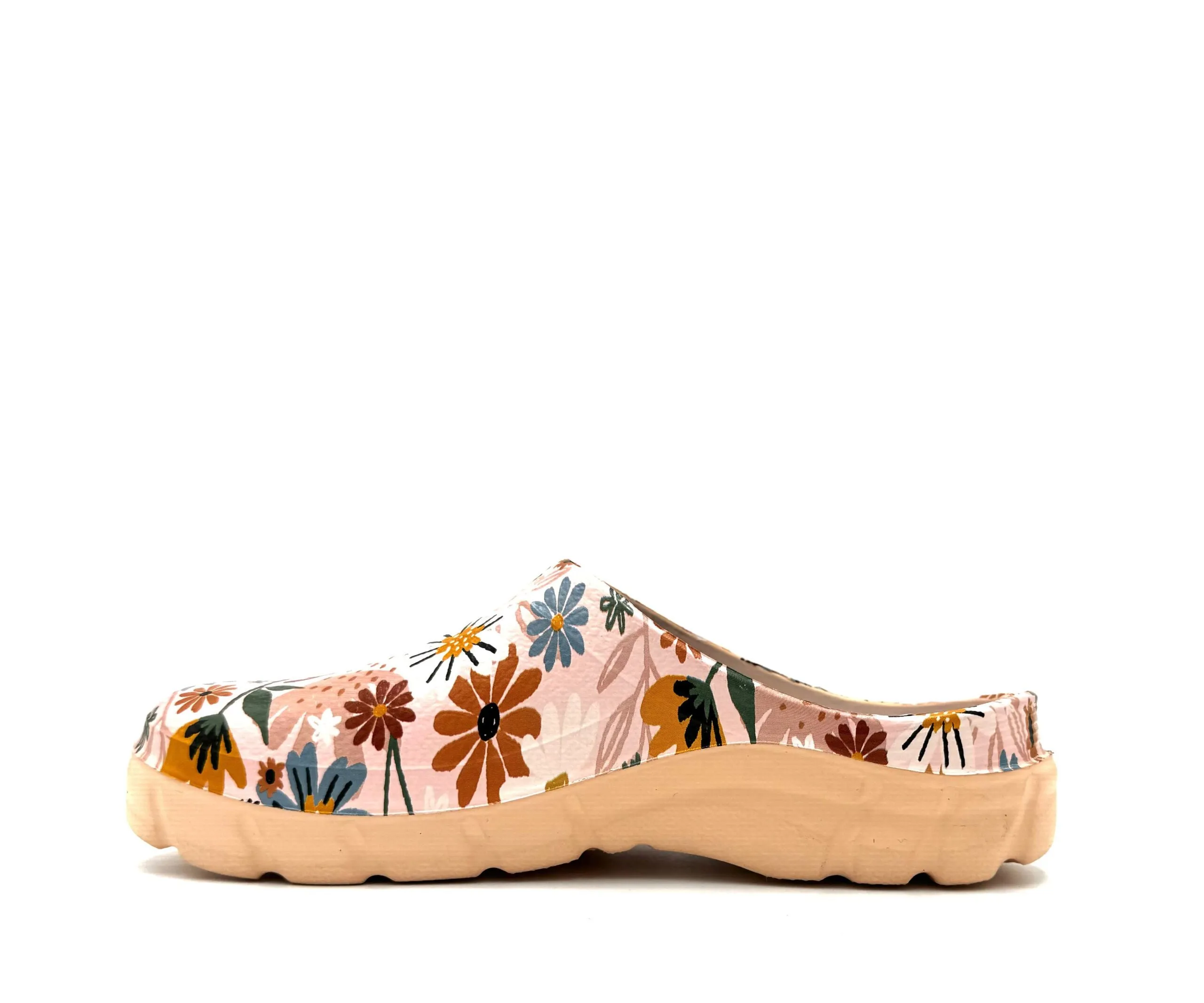 CLOG40 CLOG PINK FLOWERS