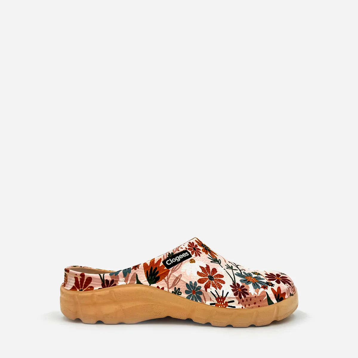CLOG40 CLOG PINK FLOWERS